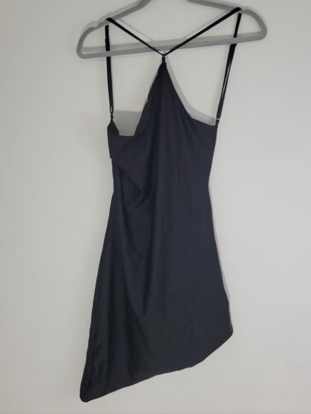 Lioness Black Women Size 6 Asymmetric Slip Mini Dress - Picture 1 of 10